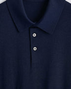 Role Knitted Polo - Navy - Role